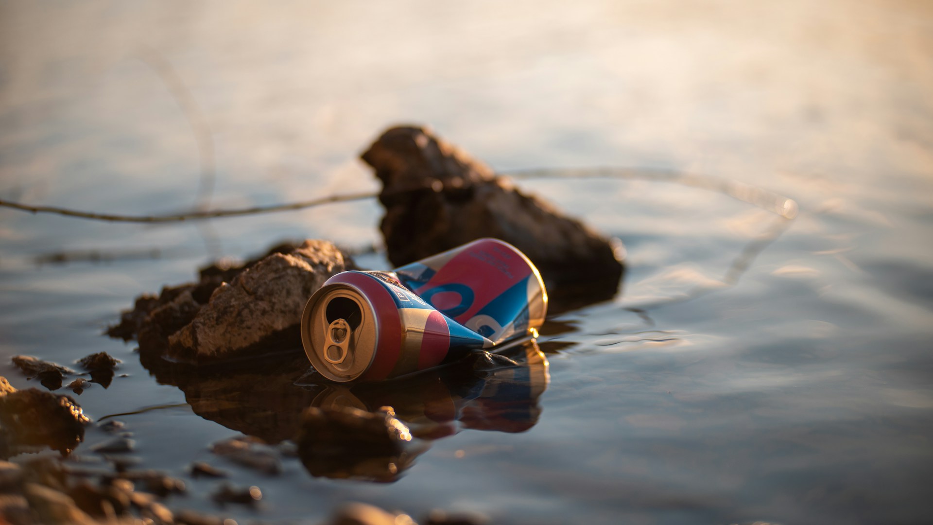 La pollution de fleuve